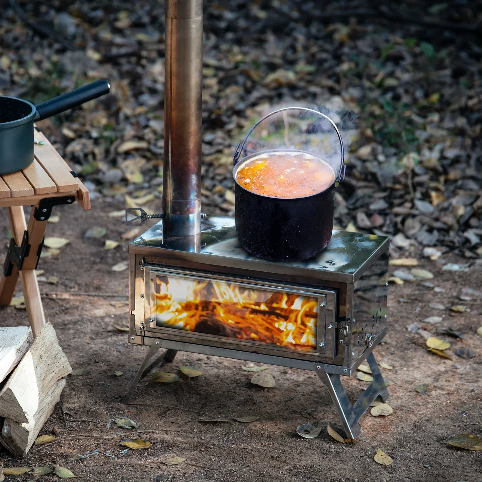 Outdoor Camping Wood Burning Stove - CHANGE MOORE Stufa a legna da