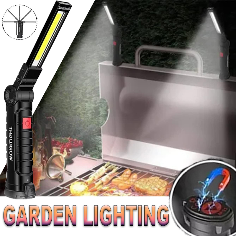 Camping Lantern - Torcia LED portatile con gancio magnetico