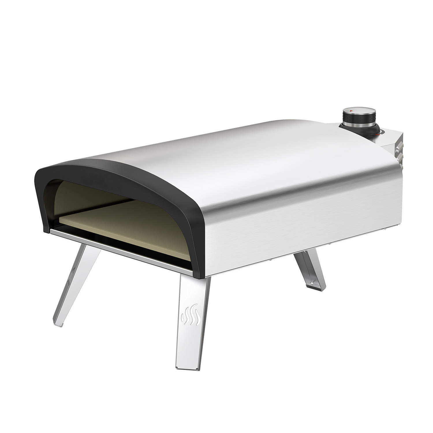 Outdoor Gas Camping Oven - Forno per Pizza con Pietra Refrattaria,