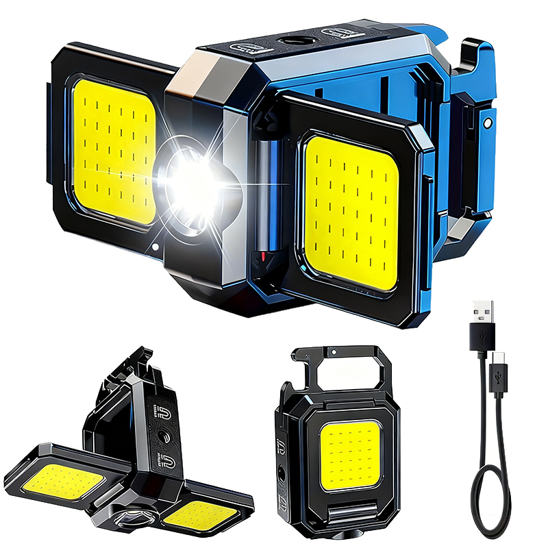 Camping Lantern - Mini torcia portachiavi luce COB lampada