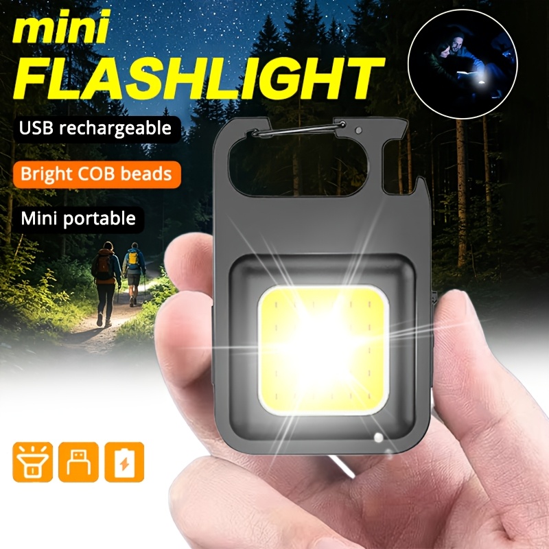 Camping Lantern - Torcia Portatile a Portachiavi Mini Multifunzione
