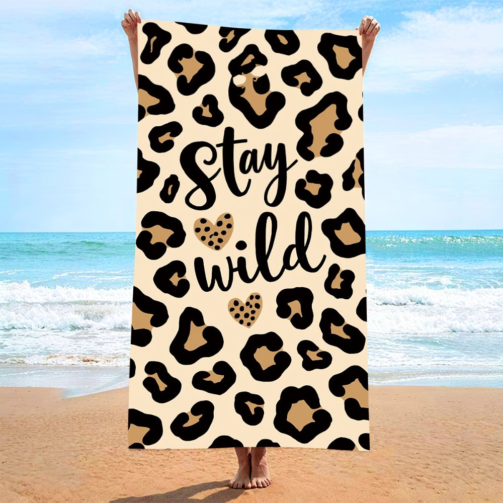 Camp Towel Microfiber - Telo Mare Asciugatura Rapida con Stampa