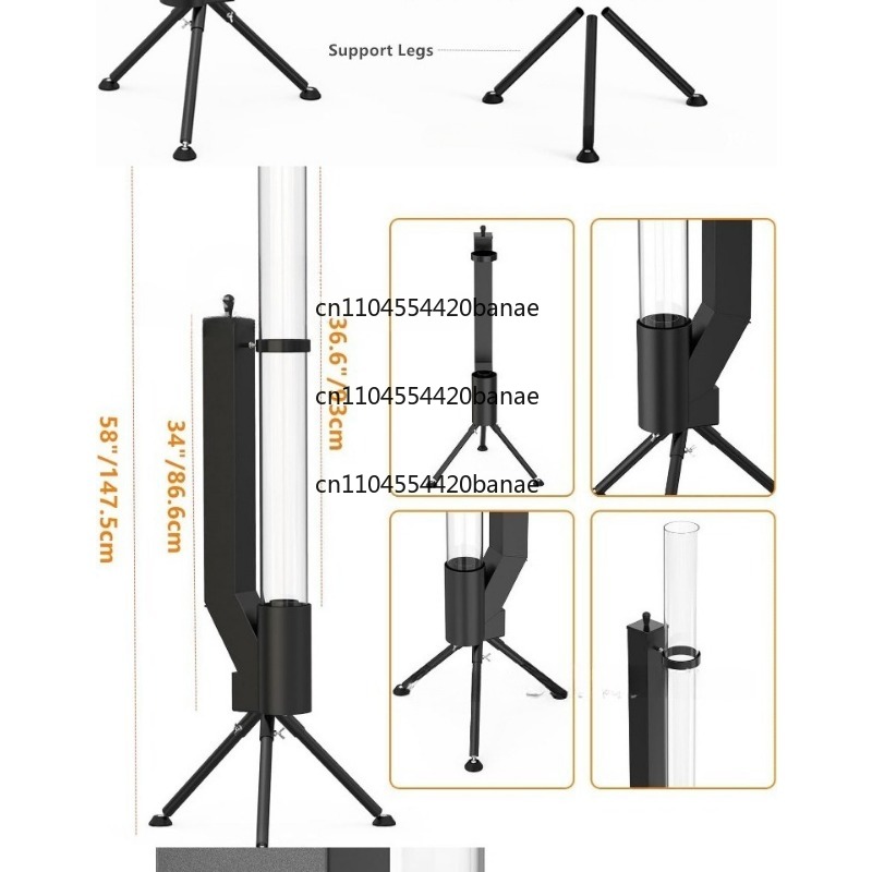 Outdoor Camping Wood Burning Stove - Stufa a razzo verticale a legna,