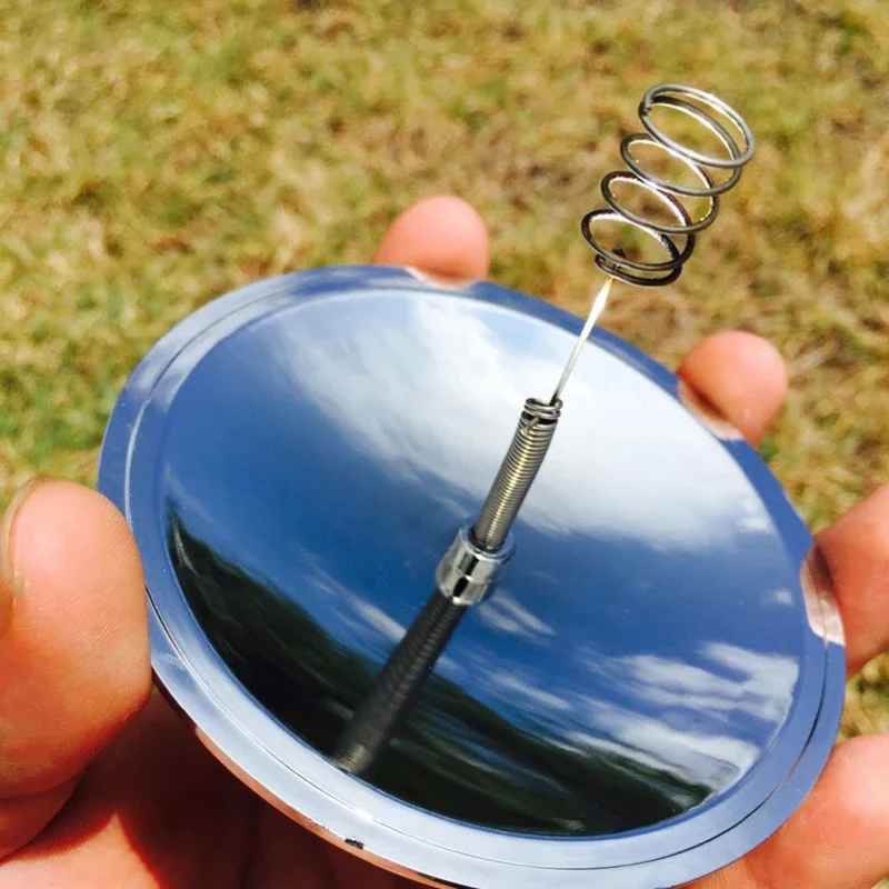 Outdoor Windproof Lighter - 1PC accendino solare esterno campeggio sopravvivenza