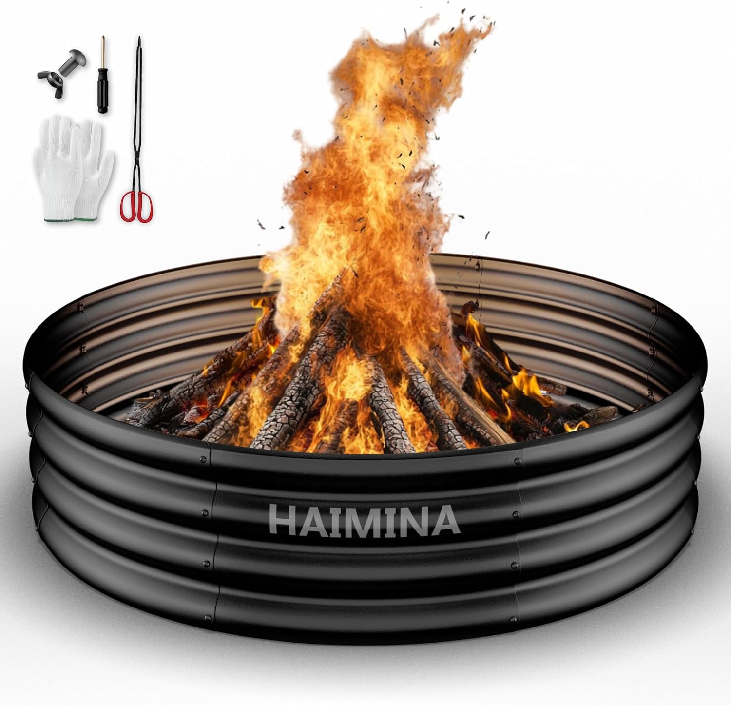 Outdoor Camping Fire - Anello per Braciere da 36 Pollici
