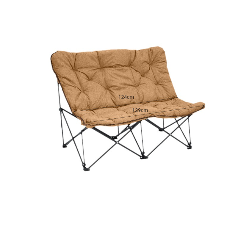Outdoor Oversized Camping Chair - Sedia da Campeggio Pieghevole Doppia Oversize,