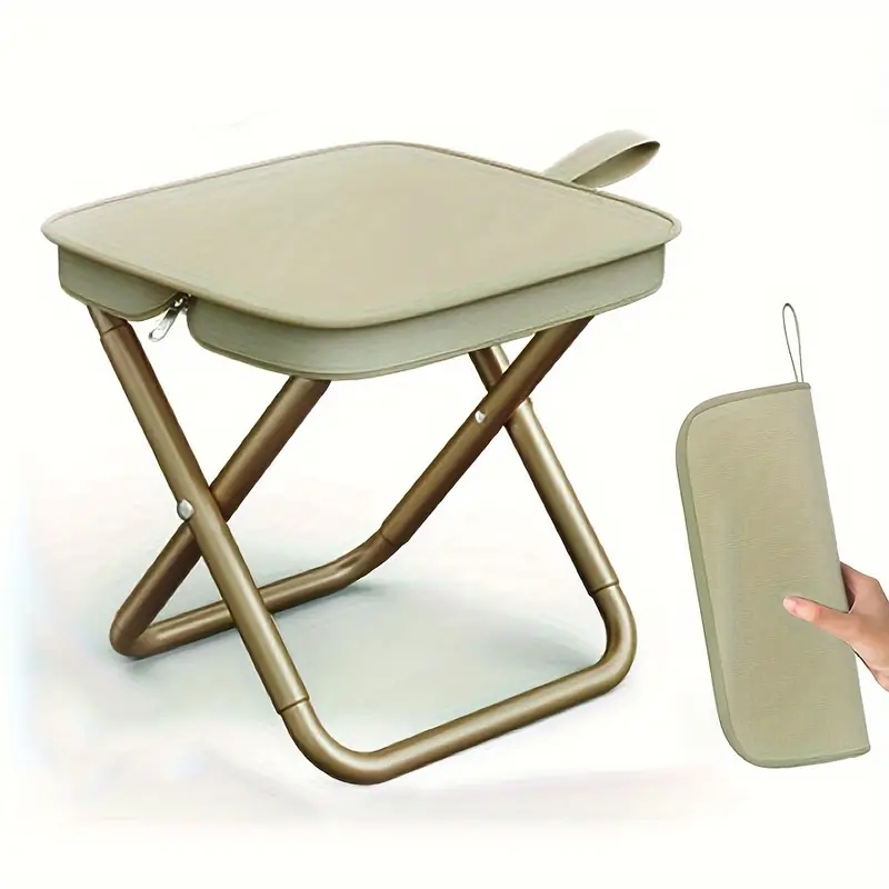 Outdoor Camping Chairs Folding - Astuccio pieghevole per esterni, piccolo sgabello