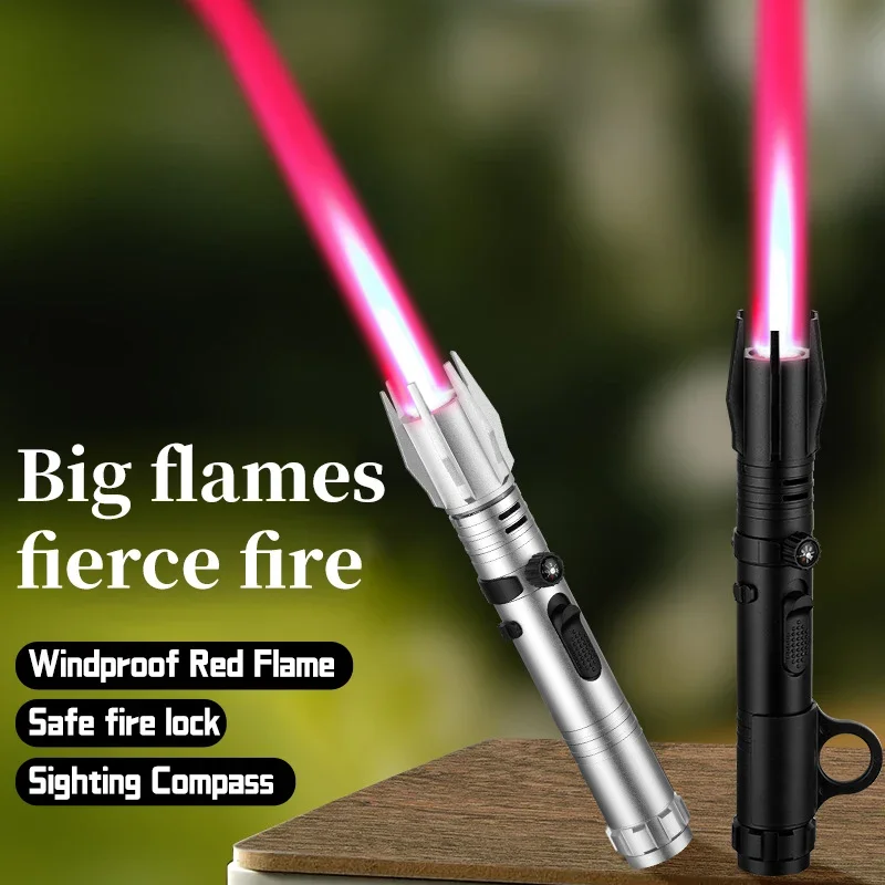 Outdoor Windproof Lighter - Accendino a gas in stile spada