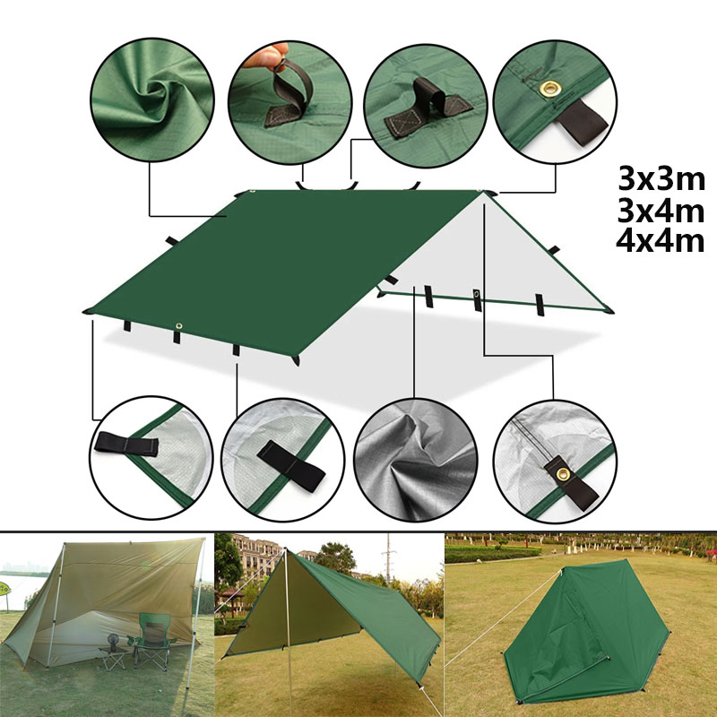 4x4m 4x3m 3x3m 19 Hang Points  - Outdoor Camping Automatic Quick Opening Tent recensione e prezzo