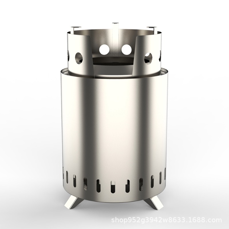 Stufa da campeggio in acciaio  - Outdoor Camping Wood Burning Stove recensione e prezzo