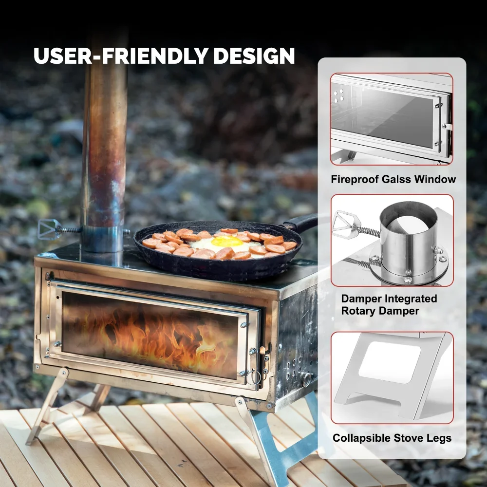 CHANGE MOORE Stufa a legna da  - Outdoor Camping Wood Burning Stove recensione e prezzo