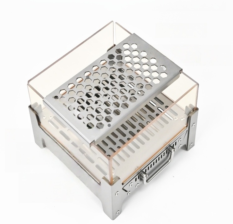 Camino da campeggio in acciaio - Outdoor Camping Fireplace recensione e prezzo