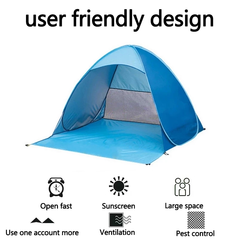 Tenda da Spiaggia ad Apertura  - Outdoor Camping Automatic Quick Opening Tent recensione e prezzo