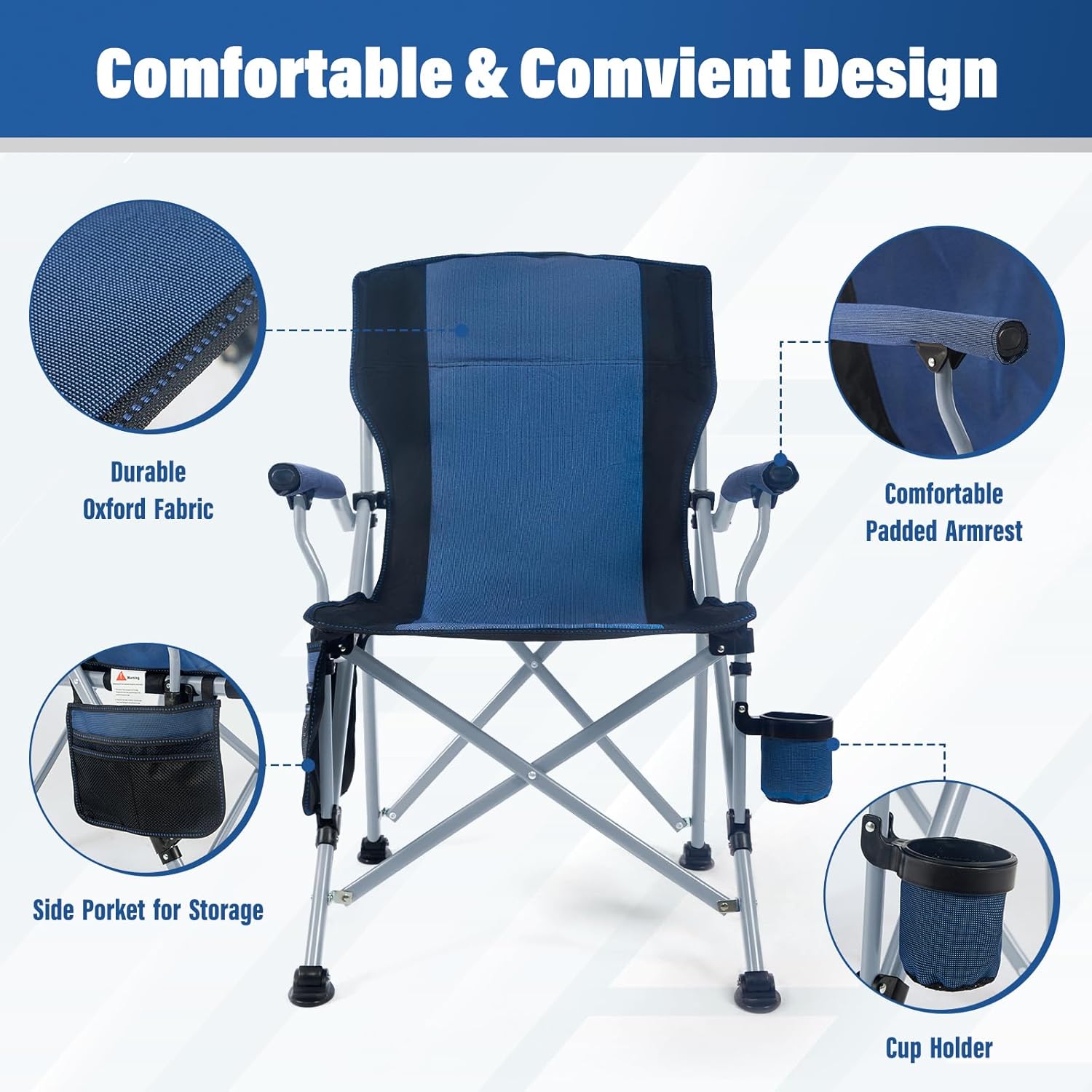 Sedia da Campeggio Pieghevole  - Outdoor Camping Chairs Folding recensione e prezzo