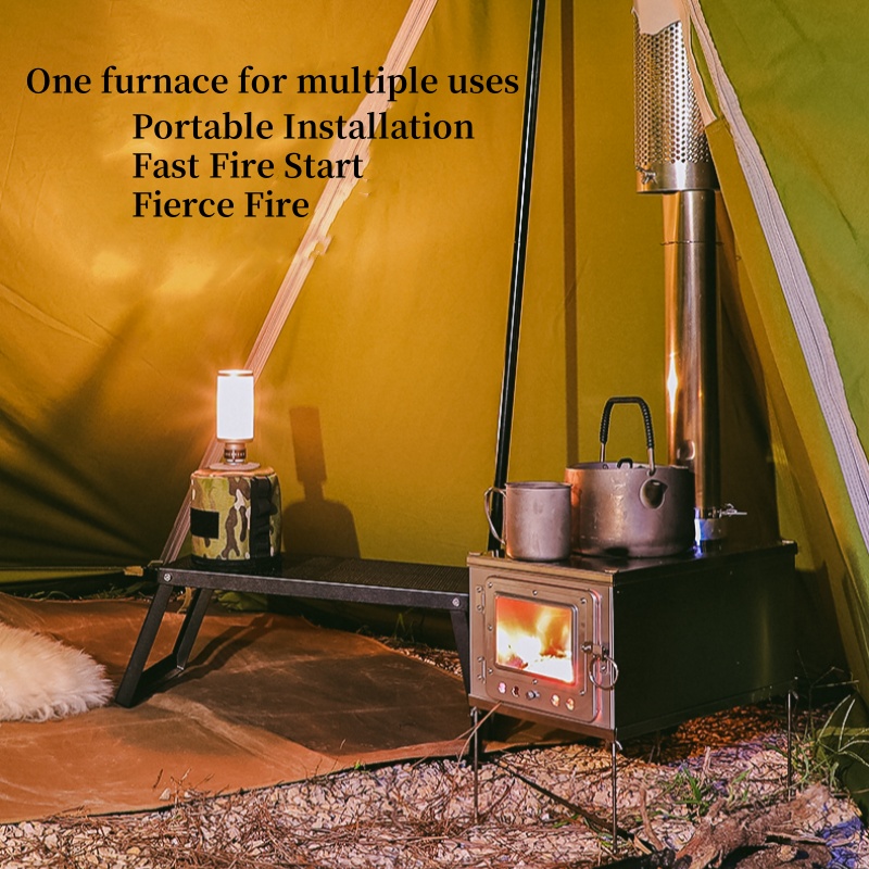 Tenda pieghevole stufa leggera - Outdoor Camping Wood Burning Stove recensione e prezzo