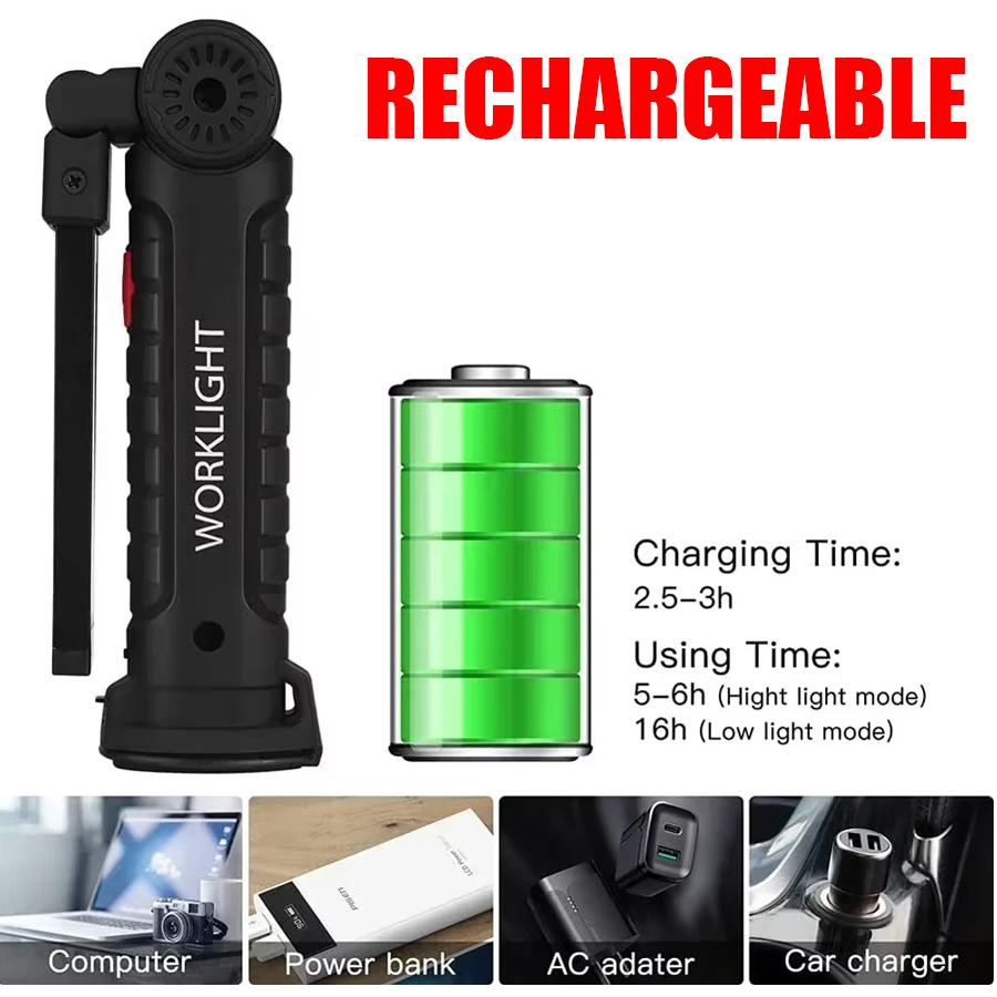 Torcia LED portatile con ganci - Camping Lantern recensione e prezzo