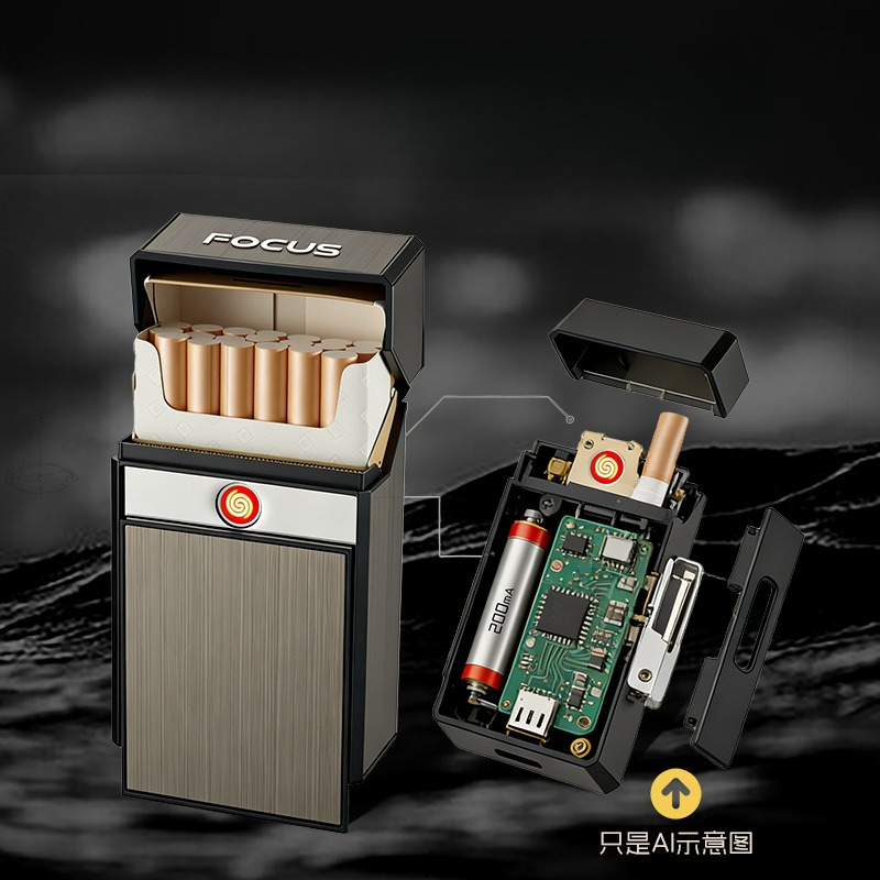 Nuovo accendino USB a forma di - Outdoor Windproof Lighter recensione e prezzo