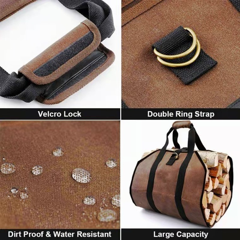 Borsa Porta Legna per Caminett - Outdoor Camping Fireplace recensione e prezzo