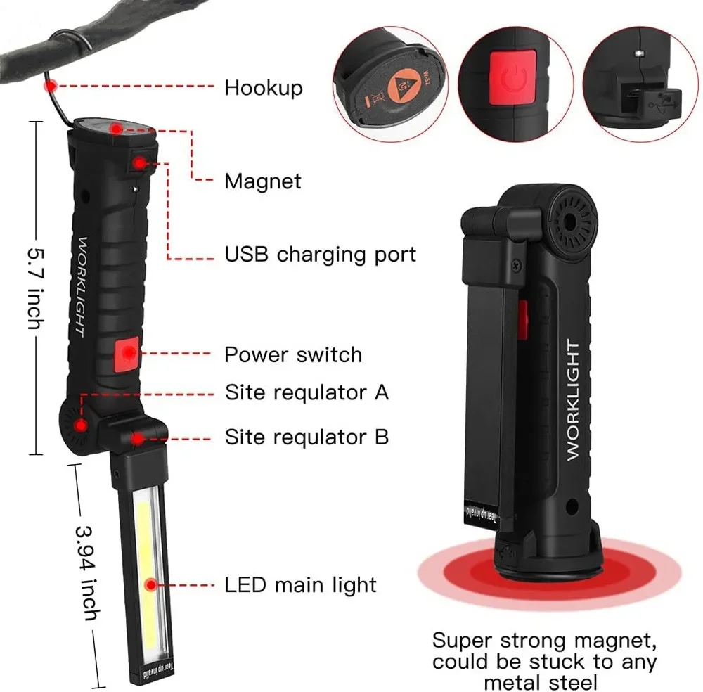 Torcia portatile a LED COB Lam - Camping Lantern recensione e prezzo