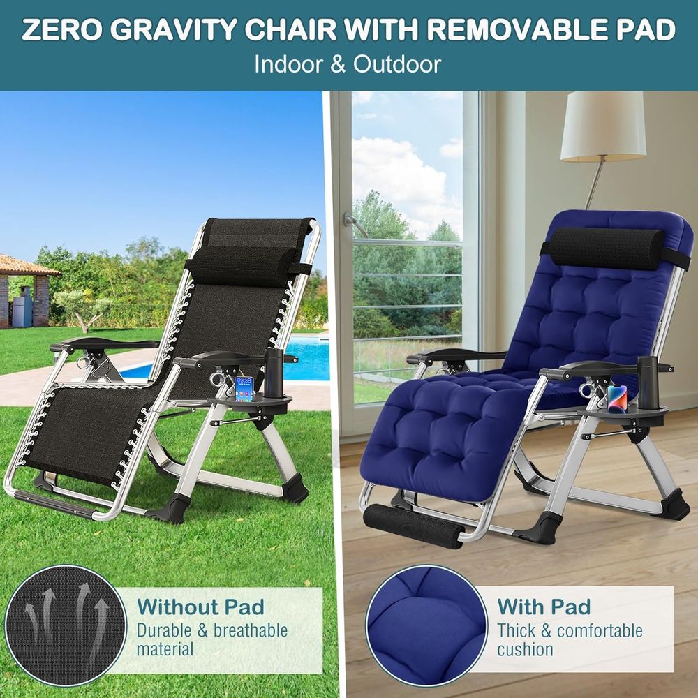 Sedia a Gravità Zero Allargata - Outdoor Oversized Camping Chair recensione e prezzo