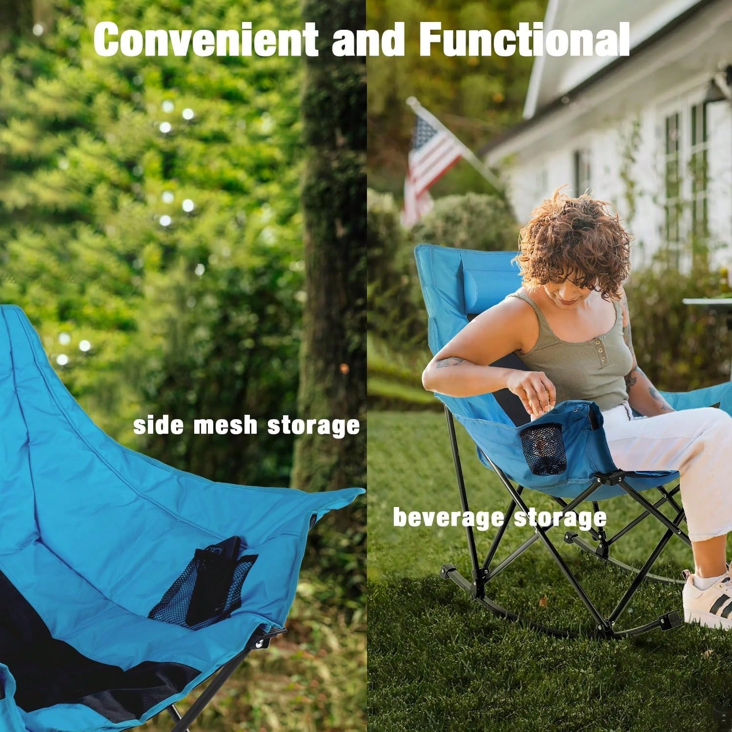 Sedia da Campeggio Pieghevole  - Outdoor Oversized Camping Chair recensione e prezzo