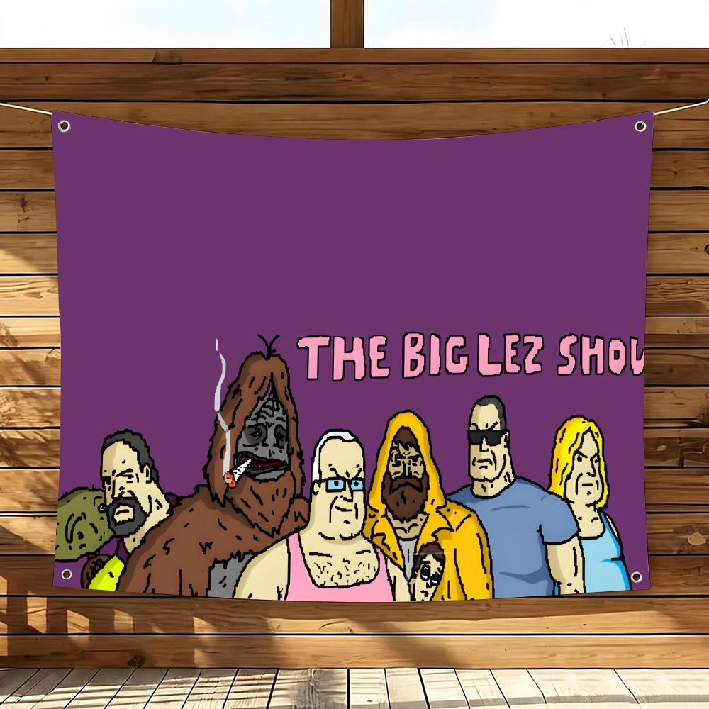 Bandiere Cartoon T-The B-Big L - Outdoor Camping Show recensione e prezzo