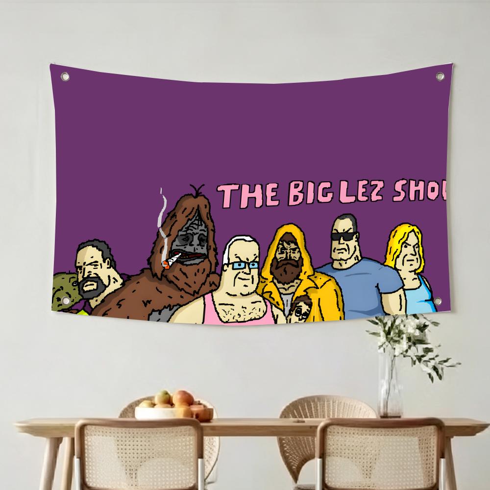 Bandiere Cartoon T-The B-Big L - Outdoor Camping Show recensione e prezzo