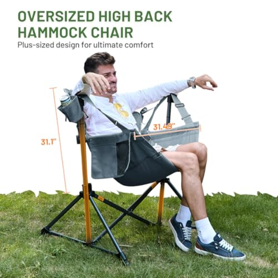 zz-Hammock Sedia da campeggio  - Outdoor Oversized Camping Chair recensione e prezzo