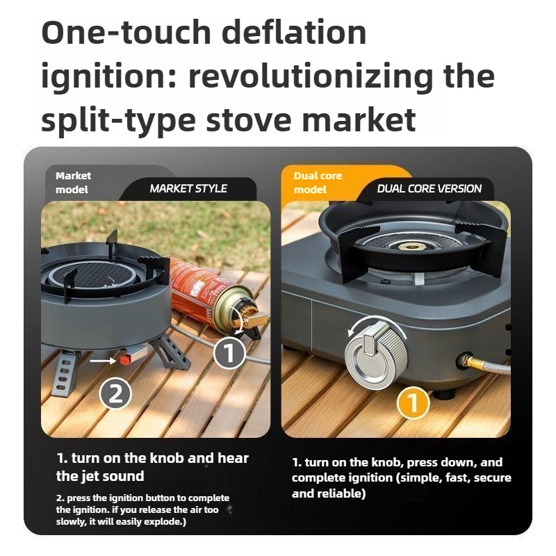DOTWISE 7000W Stufa a infraros - Outdoor Gas Camping Oven recensione e prezzo