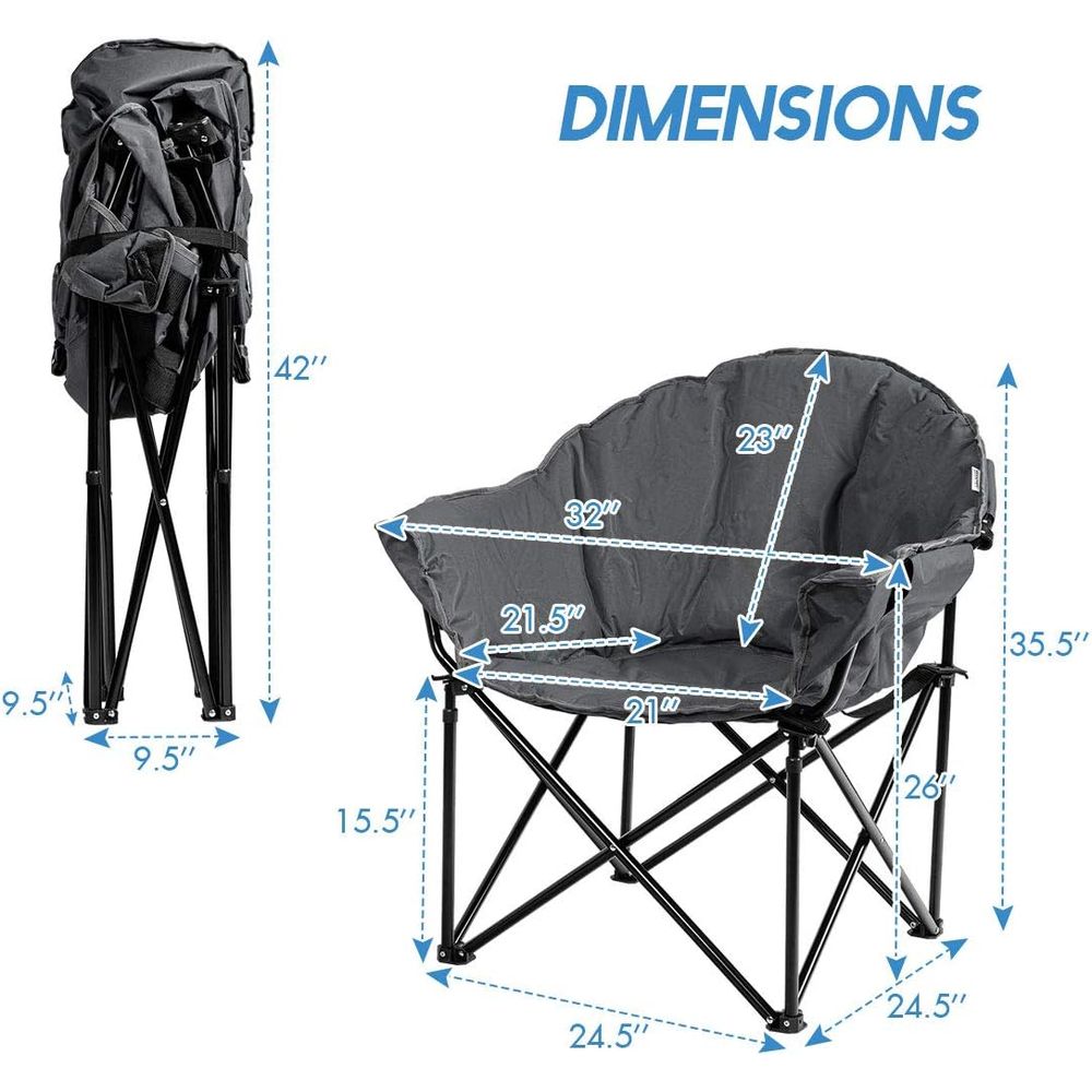 Sedia da campeggio a forma di  - Outdoor Oversized Camping Chair recensione e prezzo