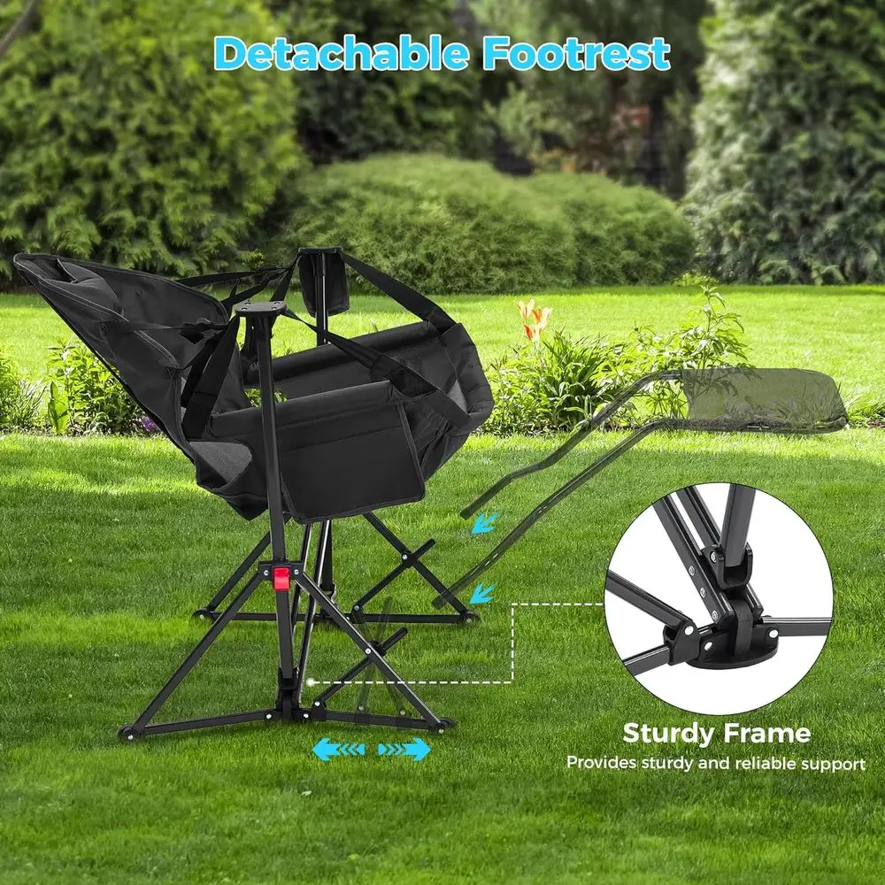 Sedia da campeggio portatile o - Outdoor Oversized Camping Chair recensione e prezzo