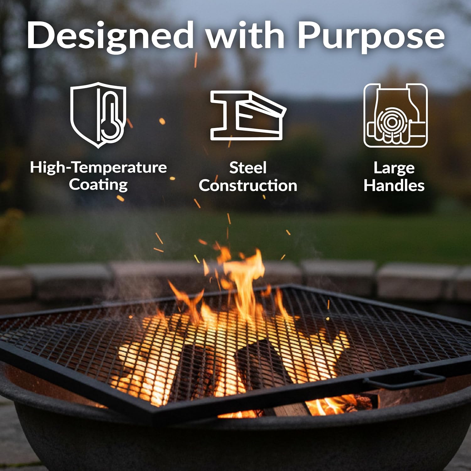 Griglia per braciere in acciai - Outdoor Camping Fire recensione e prezzo
