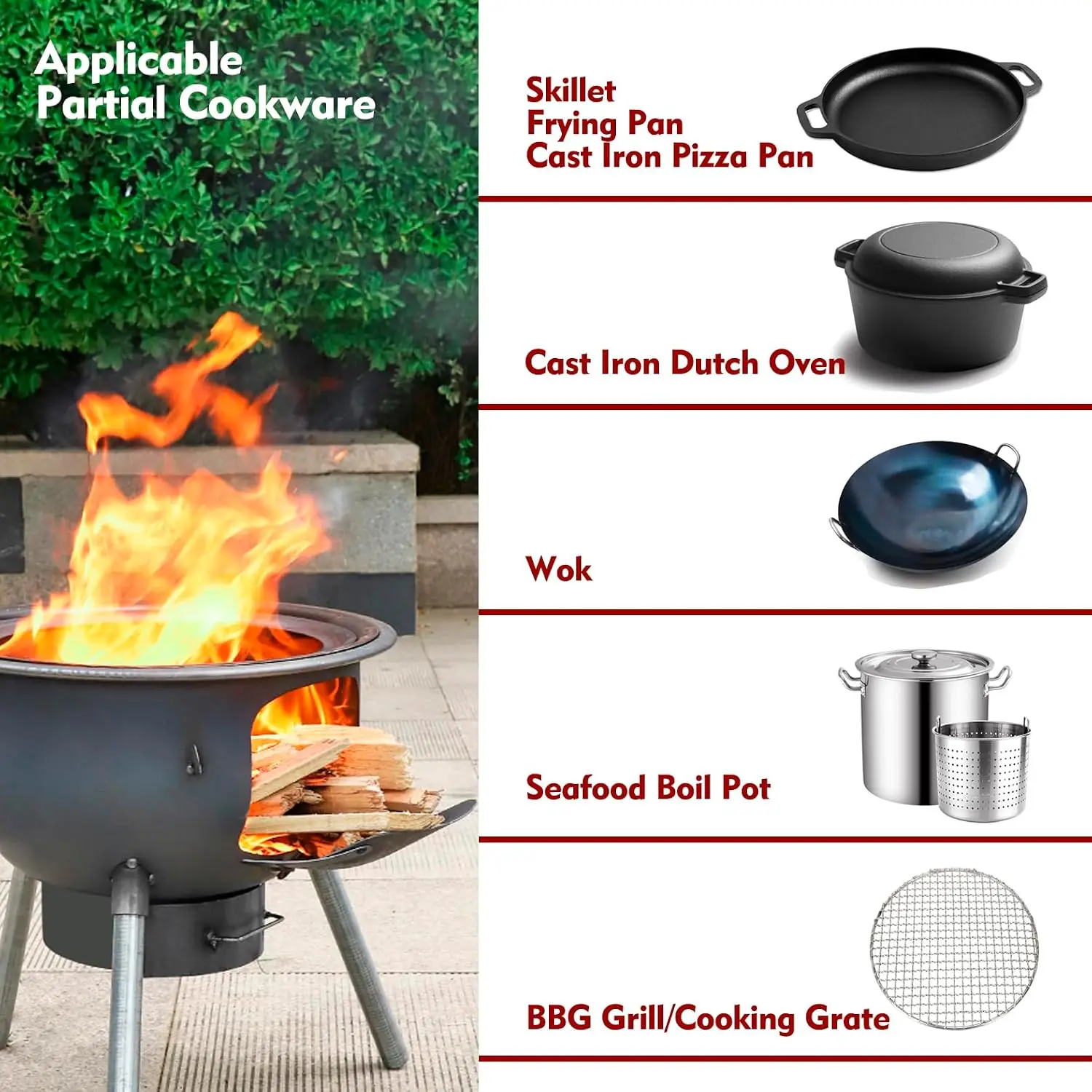 Stufa a Legna Multifunzione co - Outdoor Camping Wood Burning Stove recensione e prezzo
