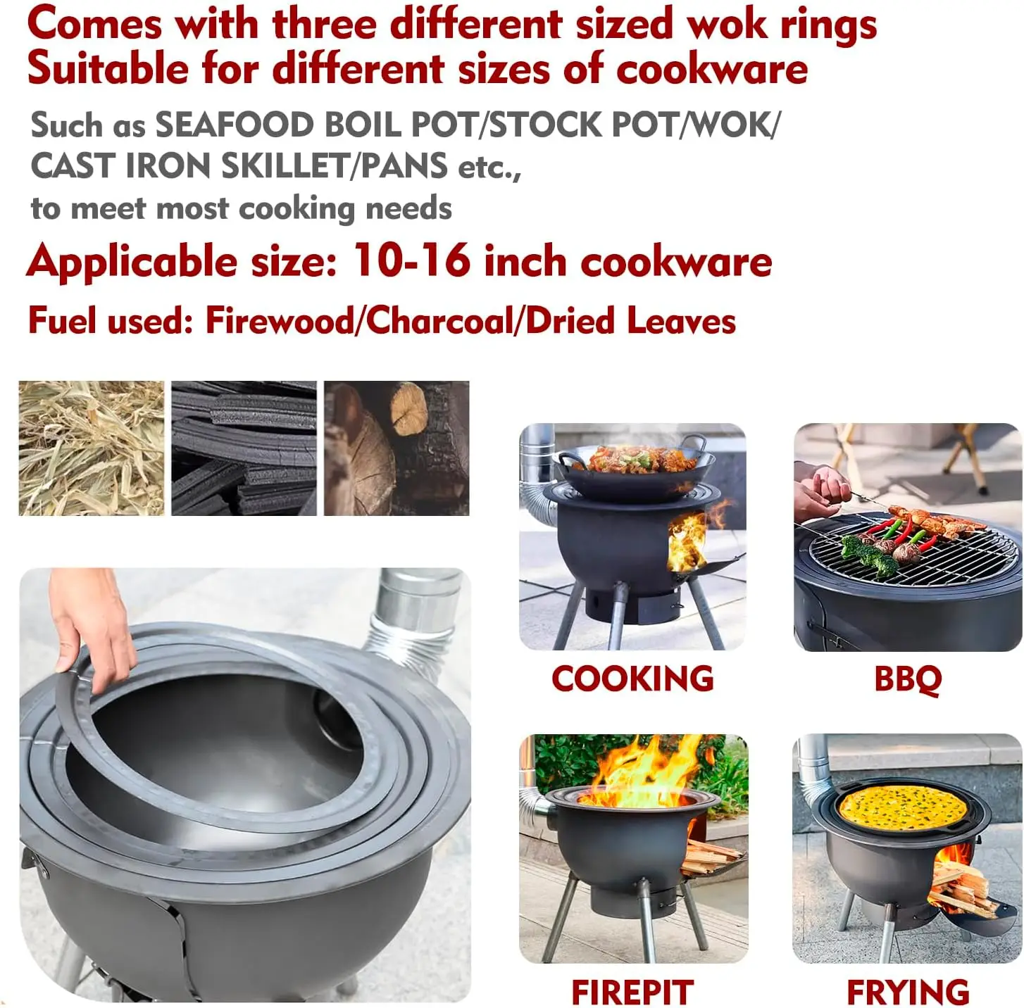 Stufa a Legna Multifunzione co - Outdoor Camping Wood Burning Stove recensione e prezzo