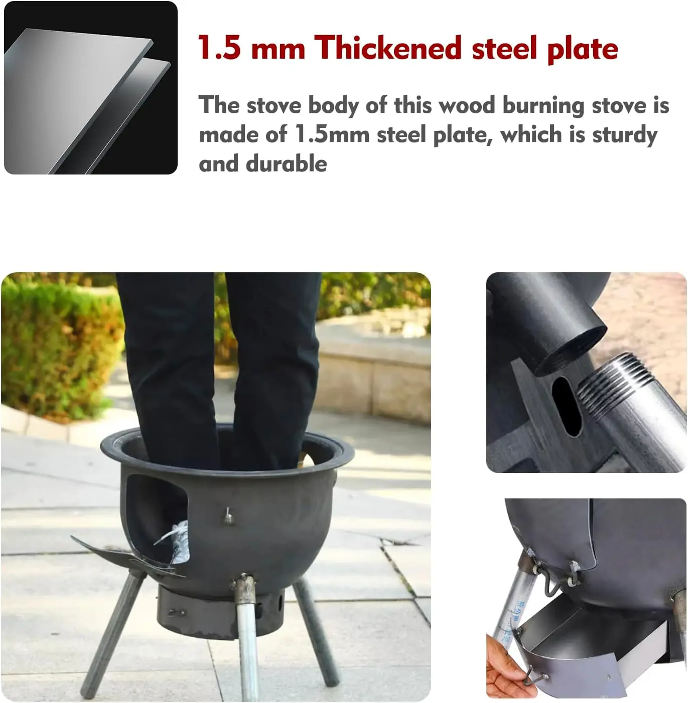 Stufa a Legna Multifunzione co - Outdoor Camping Wood Burning Stove recensione e prezzo