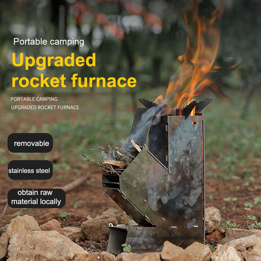 Fornello da Campeggio Portatil - Outdoor Camping Wood Burning Stove recensione e prezzo
