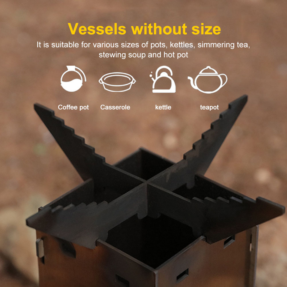 Fornello da Campeggio Portatil - Outdoor Camping Wood Burning Stove recensione e prezzo