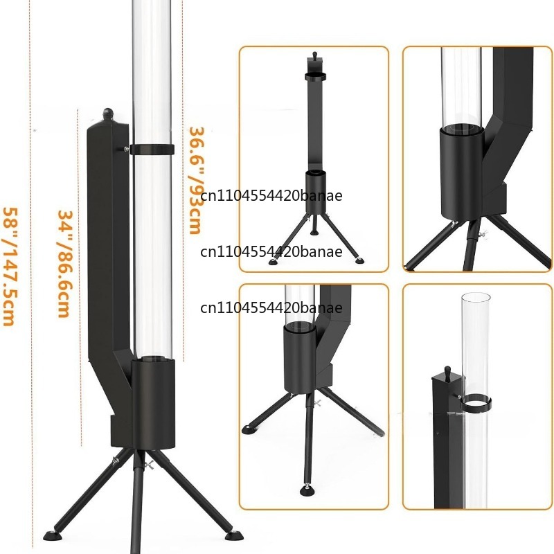 Stufa a razzo verticale a legn - Outdoor Camping Wood Burning Stove recensione e prezzo