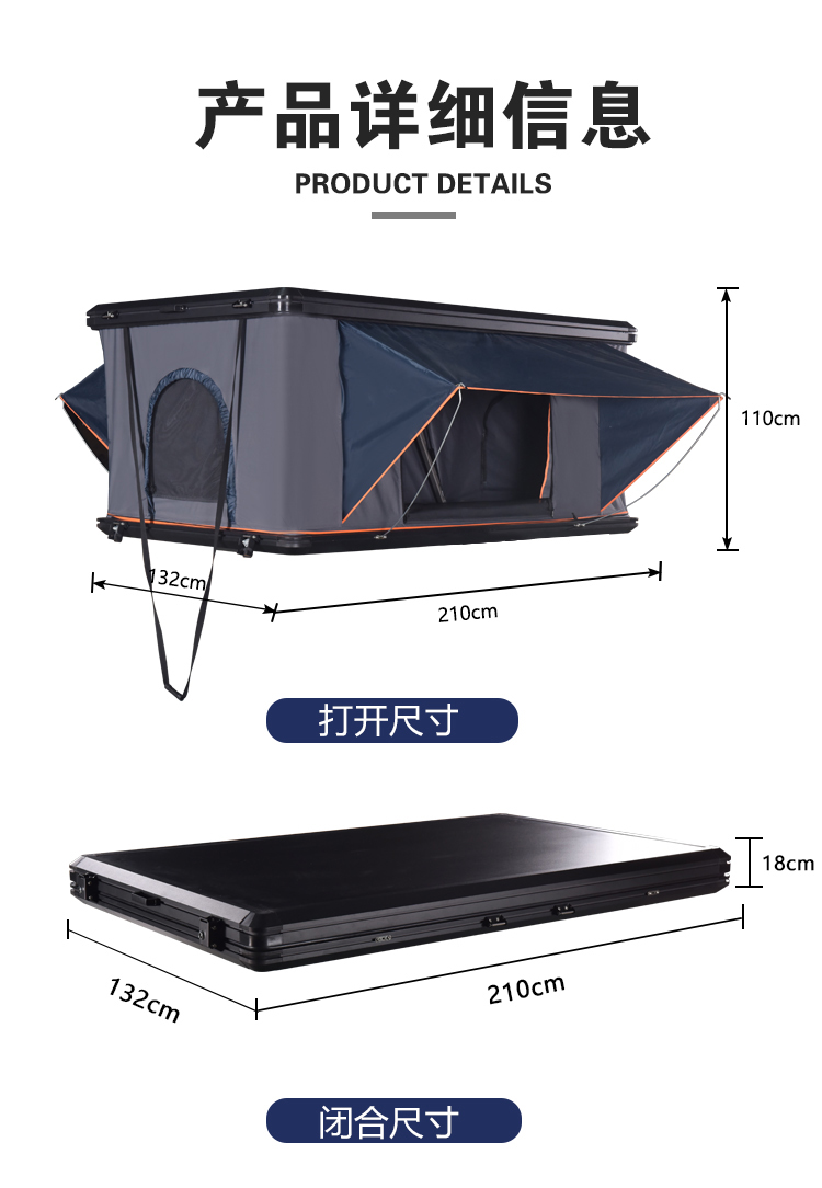 Tenda da tetto per auto in leg - Outdoor Camping Automatic Quick Opening Tent recensione e prezzo