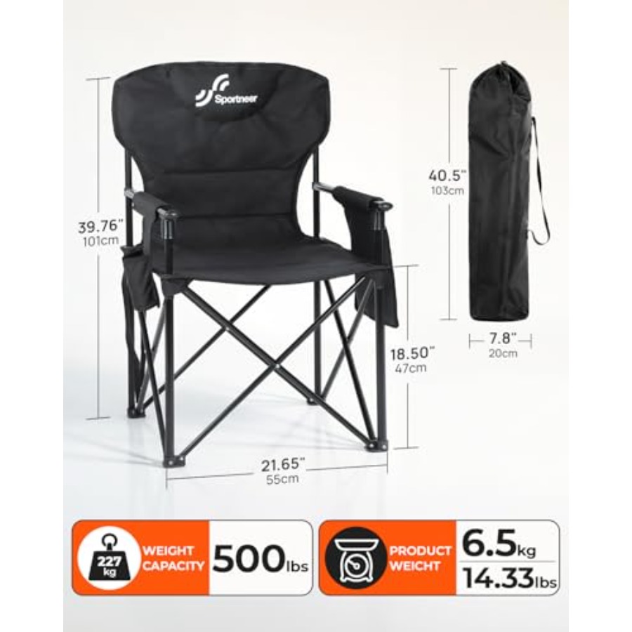 Sedia da campeggio per esterni - Outdoor Oversized Camping Chair recensione e prezzo