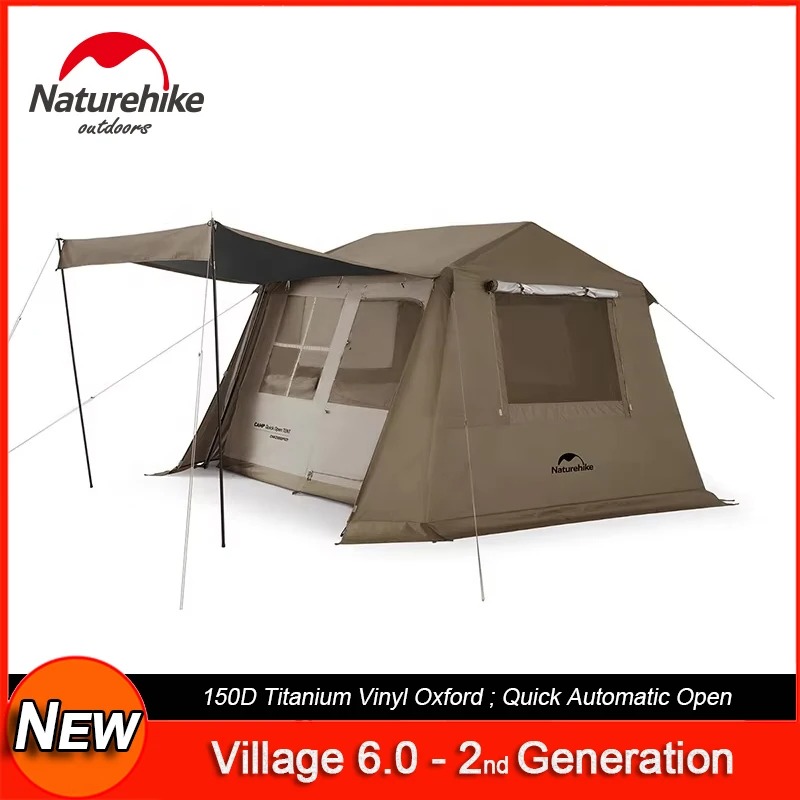 【Outdoor】Naturehike Village 6. - Outdoor Camping Automatic Quick Opening Tent recensione e prezzo