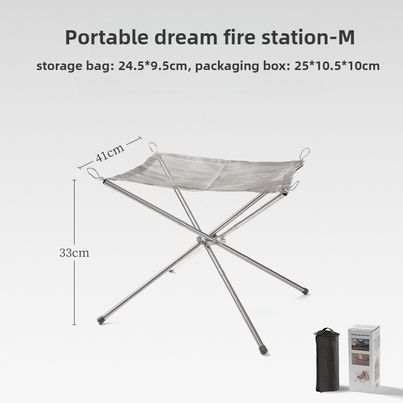 Braciere Portatile Durevole pe - Outdoor Camping Fireplace recensione e prezzo