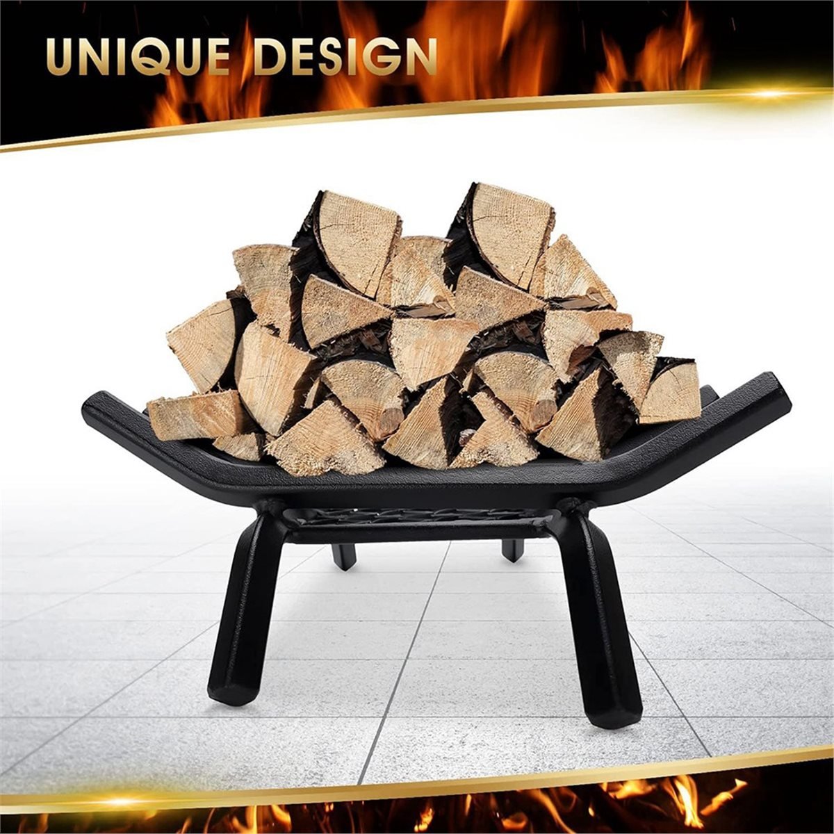 NUOVA griglia per legna da ard - Outdoor Camping Fireplace recensione e prezzo