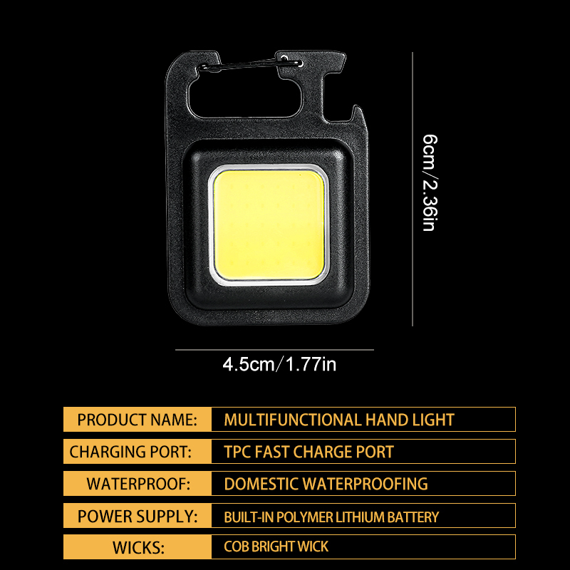 Torcia Portachiavi MINI COB Su - Camping Lantern recensione e prezzo