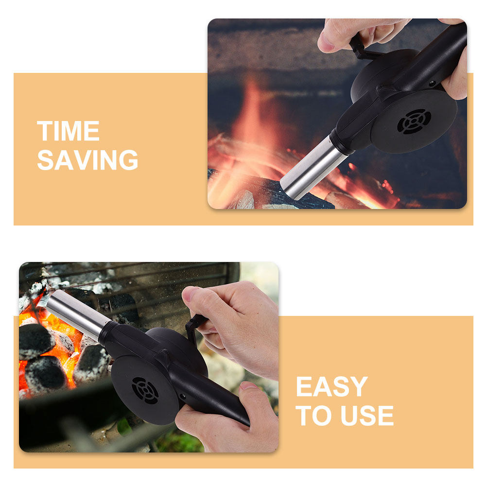 Ventilatore Manuale Nero a Man - Outdoor Camping Fire recensione e prezzo